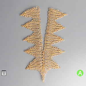 SPIKE Necklace - Wire Crochet pattern - YoolaDesign