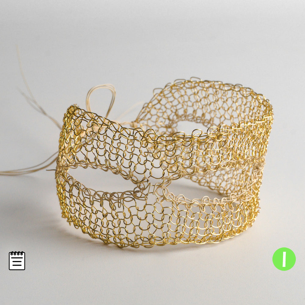 wire crochet Venice bracelet