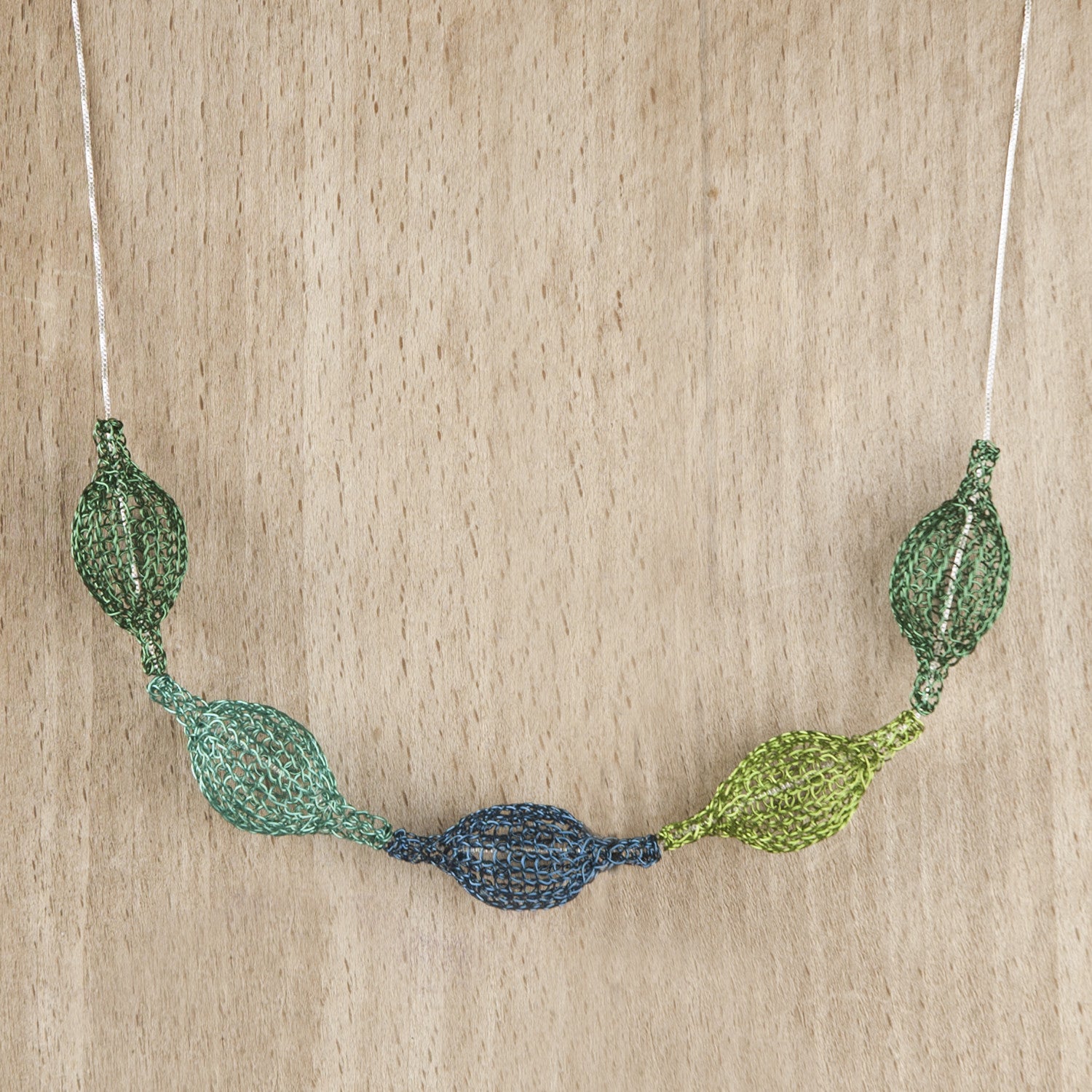 Wire Crochet Necklace - Cactus necklace - Yooladesign