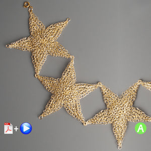 Crochet star pattern - Yooladesign