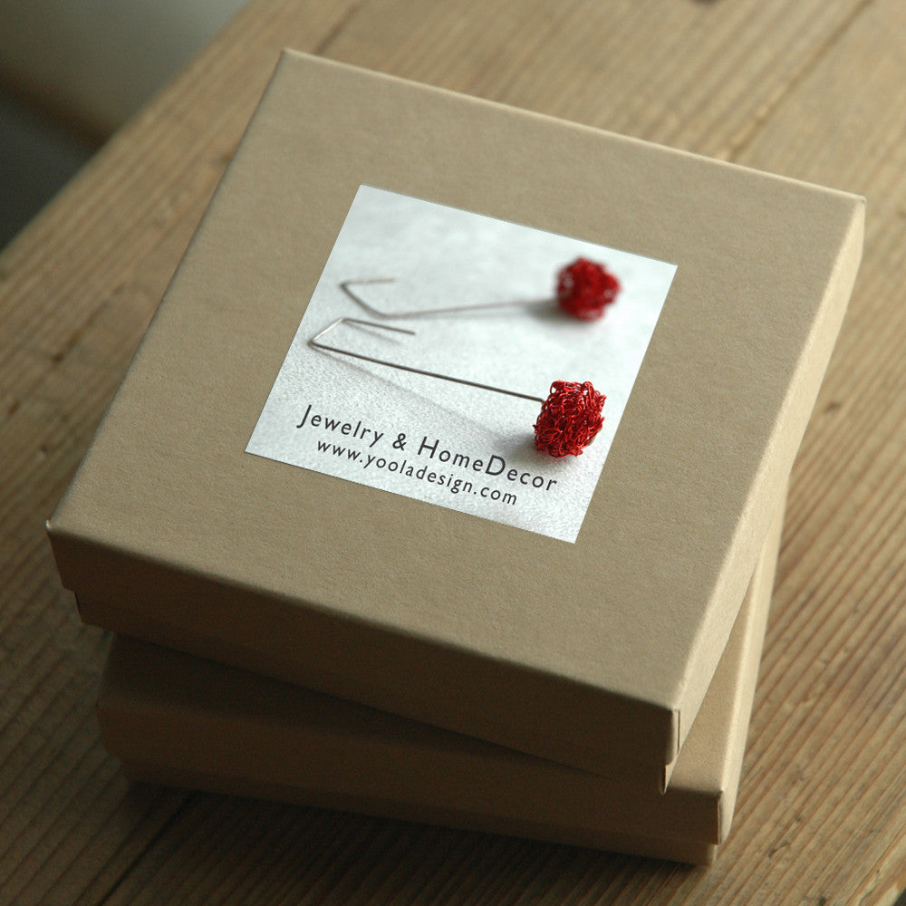 Salsa Gold Hoop Earrings , Wire Crochet Jewelry , Gypsy Soul , Fashion Jewelry - Yooladesign