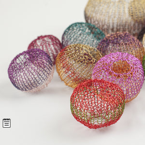 Round Ball Beads - Partial Crochet pattern - Yooladesign