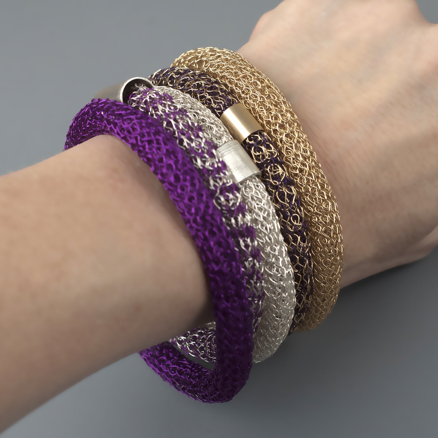 Purple bangle bracelets shop
