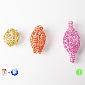 mesh wire beads pattern - Yooladesign