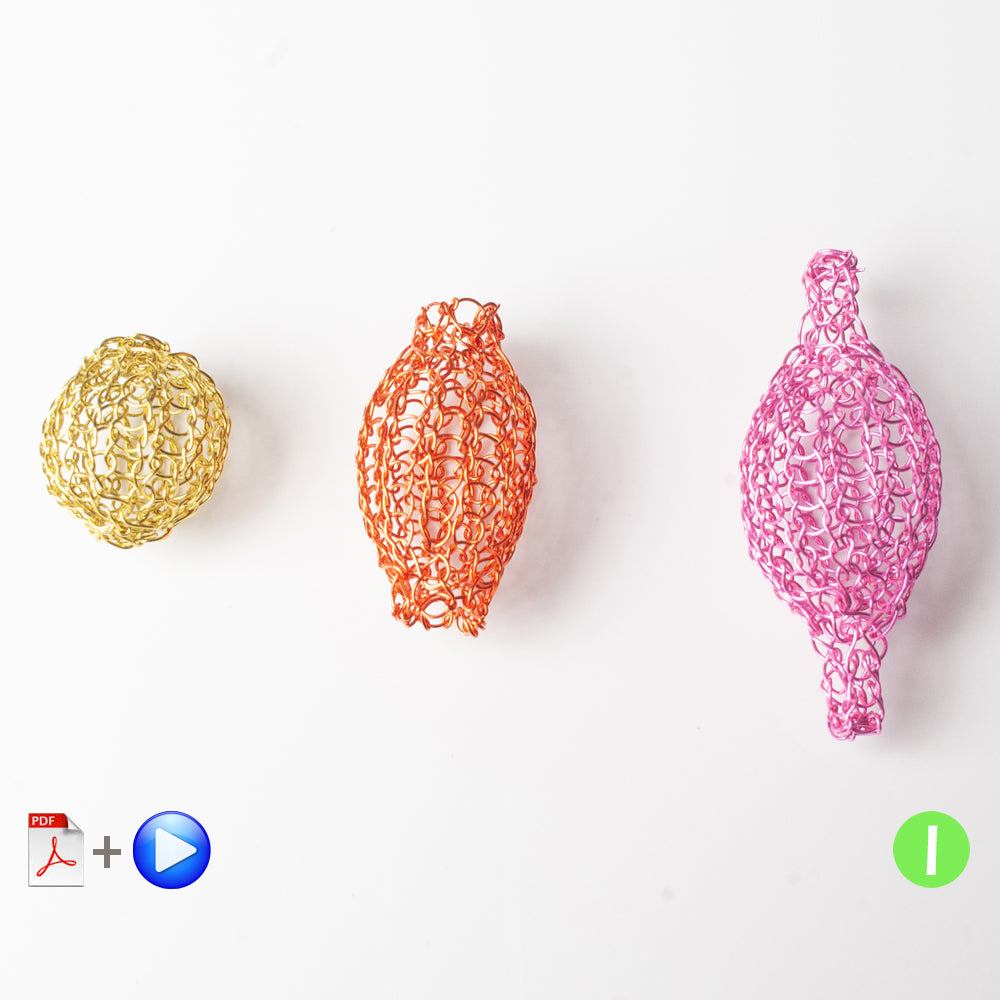 mesh wire beads pattern - Yooladesign