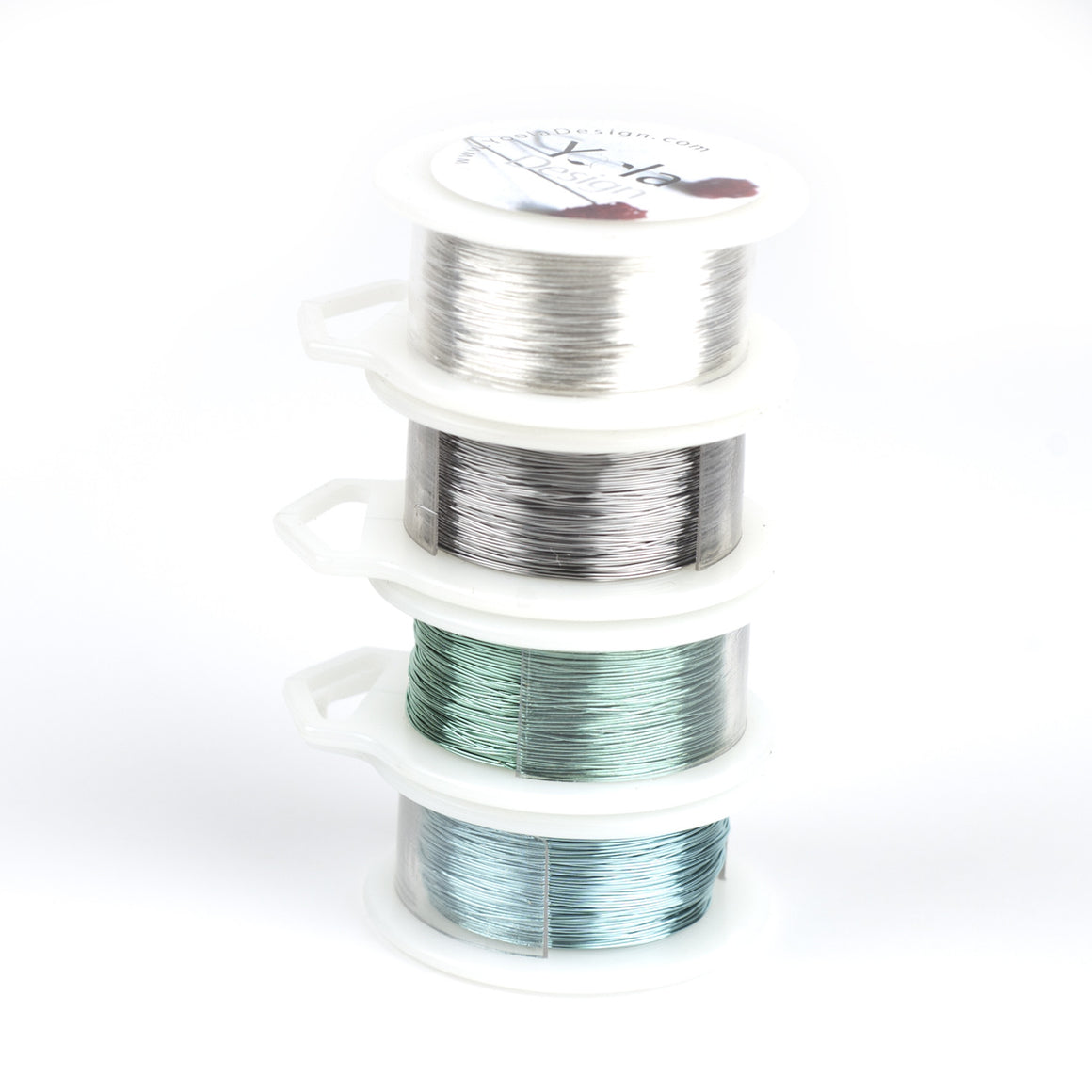 Craft Wire - BLUES - Extra long 4 spools - 120 feet each - Yooladesign
