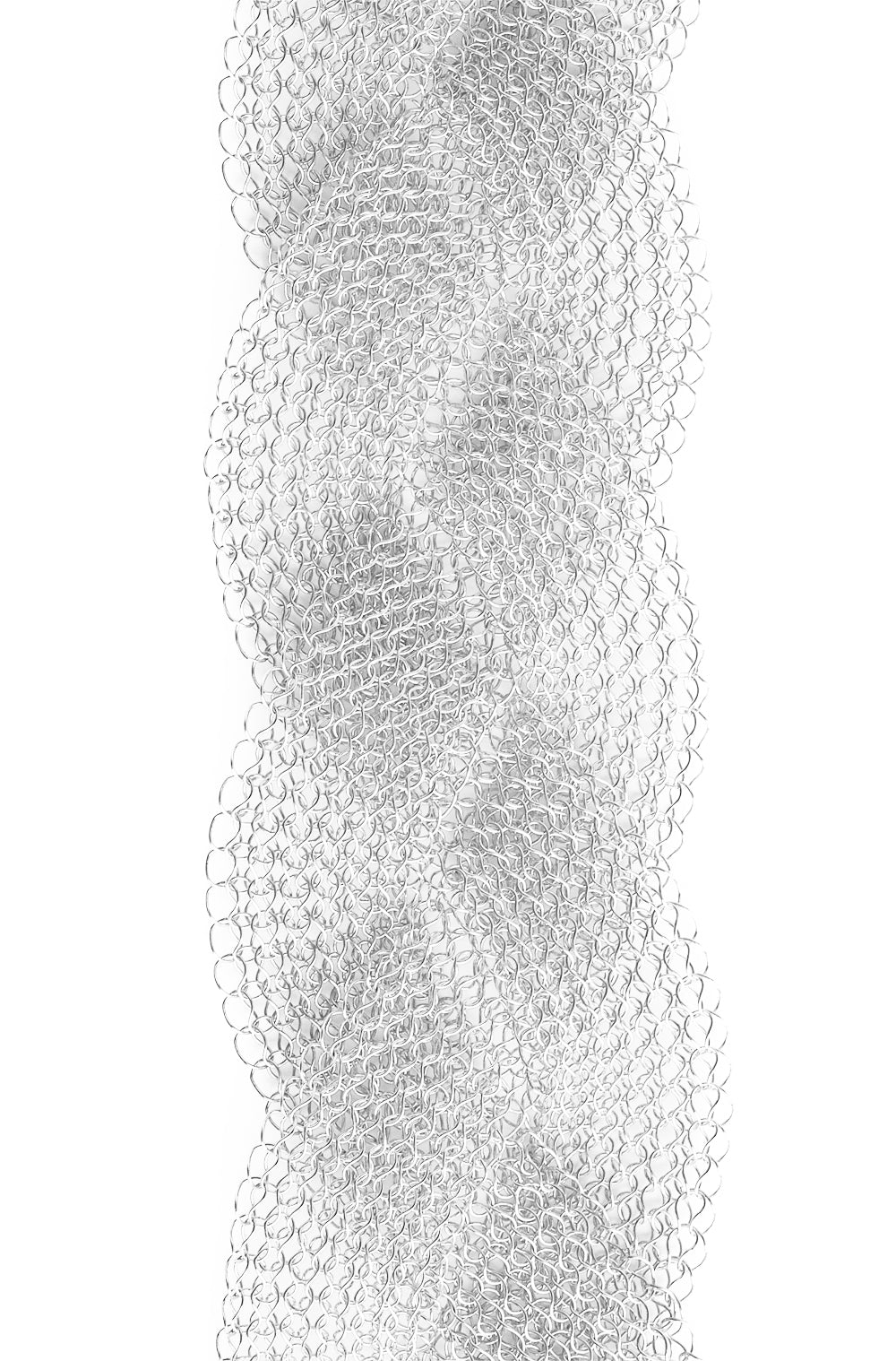 Silver Braided Bracelet , Silver crochet woven bracelet - Yooladesign