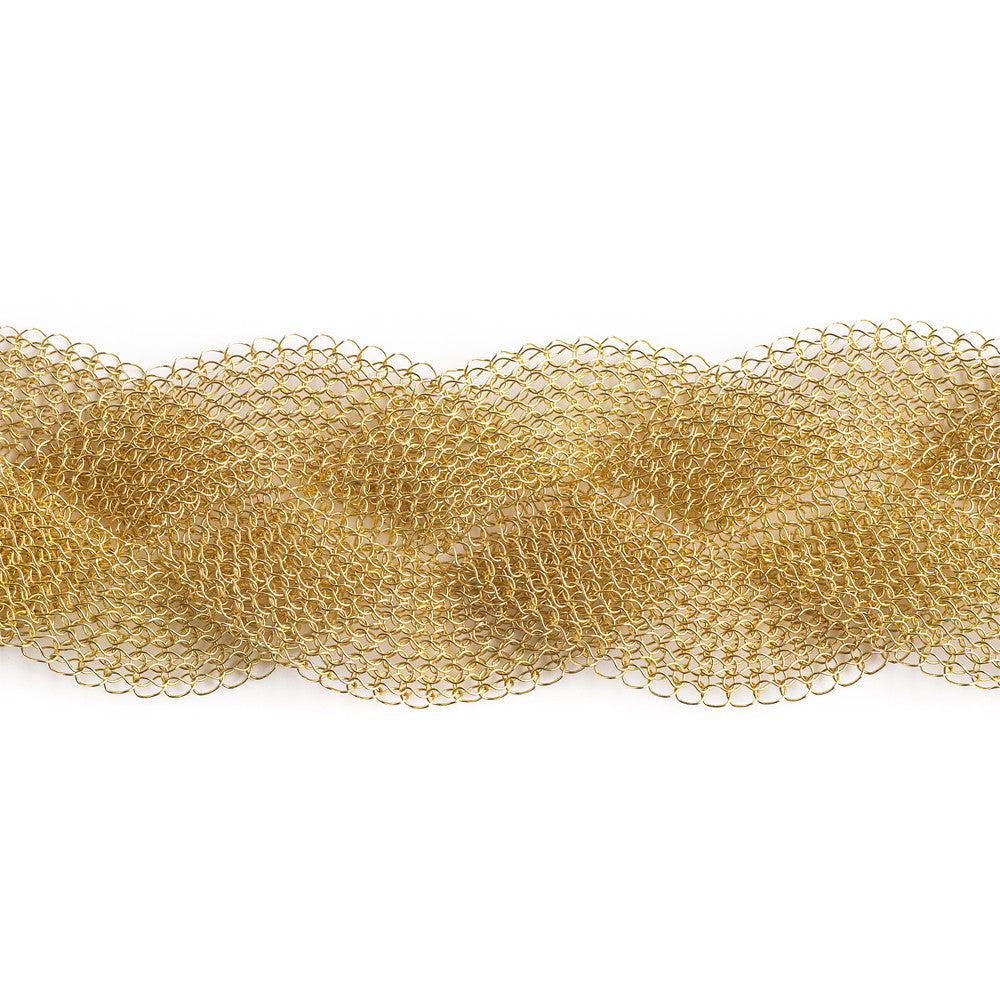 Roberto Coin Woven Silk Bracelet Yellow Gold - State St. Jewelers