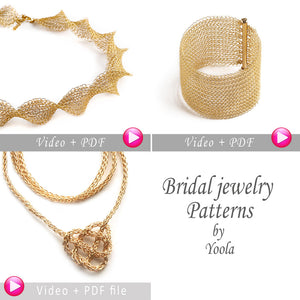 Bridal Wire Crochet patterns - Yooladesign