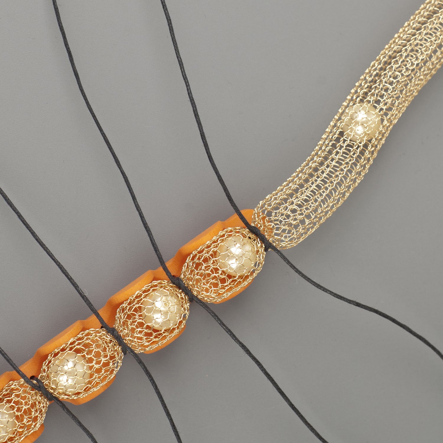 Bubble necklace supply kit - Wire crochet necklace - Yooladesign