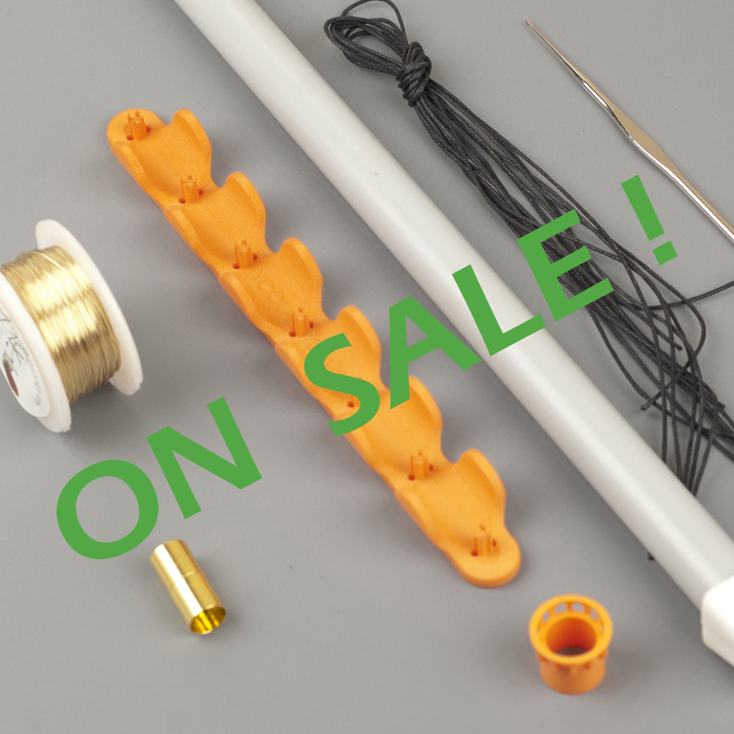 Kit di fornitura per collana a bolle - Collana all'uncinetto in filo metallico