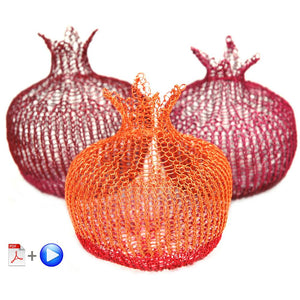 pomegranate wire crochet pattern - Yooladesign