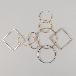 Metal rings - findings - Yooladesign