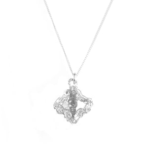 Silver Hamsa and Cross Layering Necklace, Swarovski pendants , Can be worn separately - Yooladesign