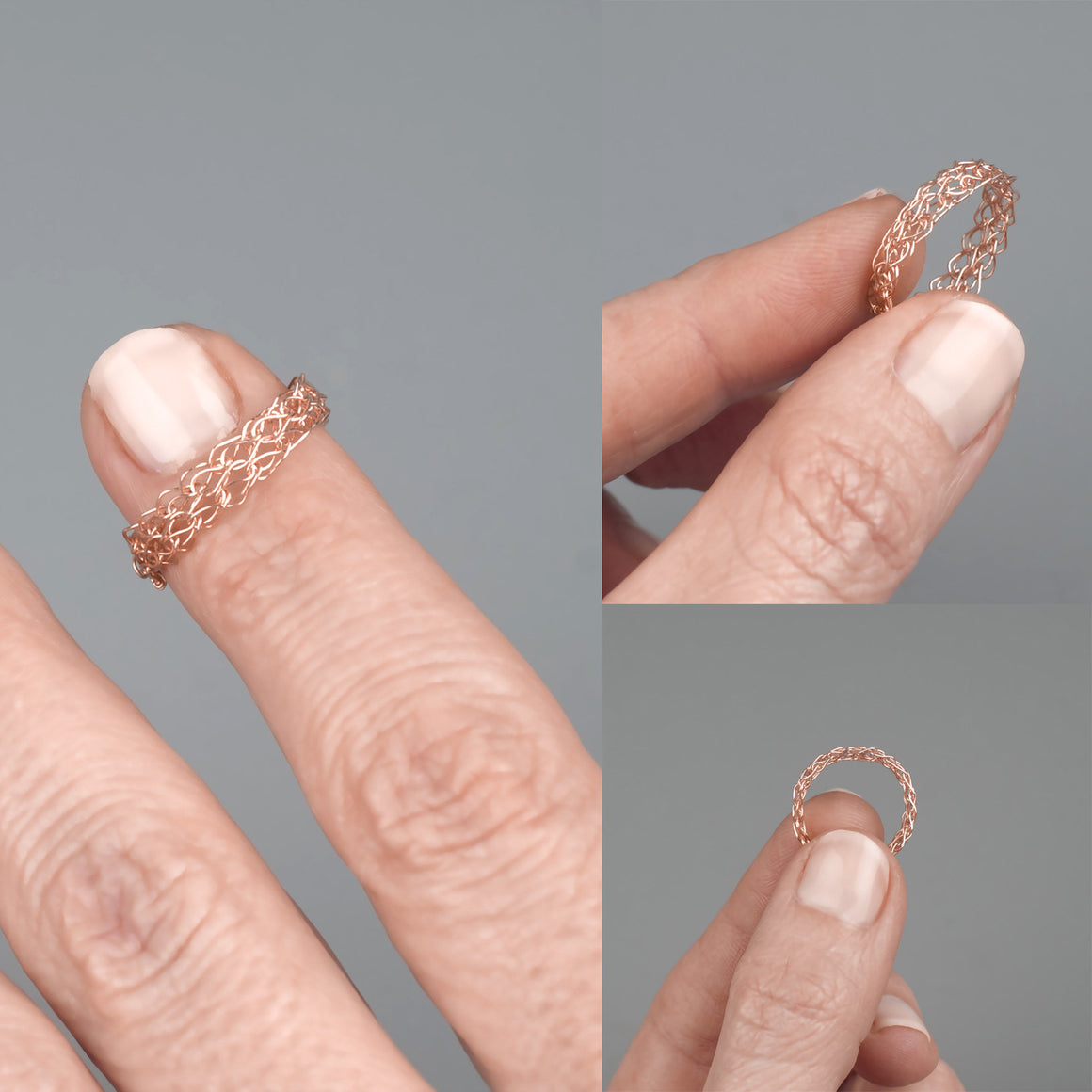 Thin rose gold ring - Yooladesign