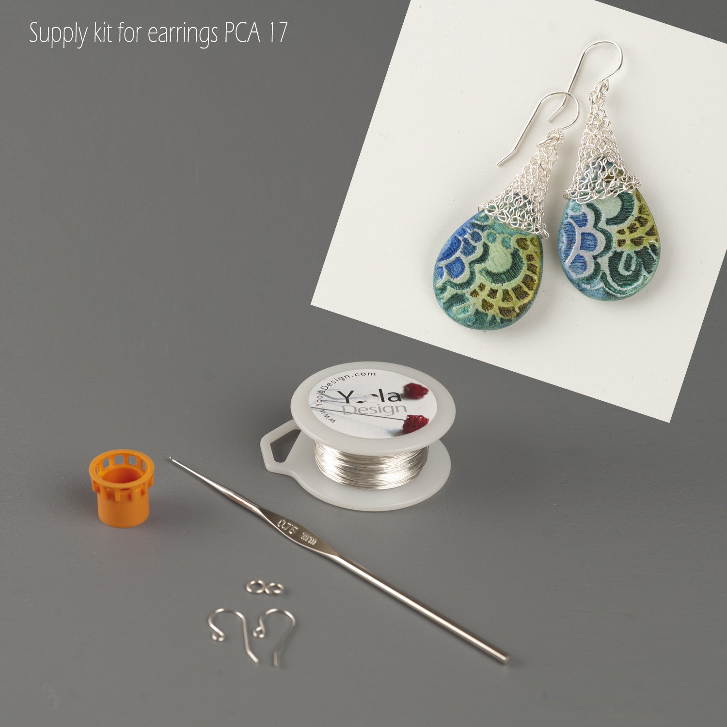 TearDrop earrings materilas kit for PCA 2017 members - Yooladesign