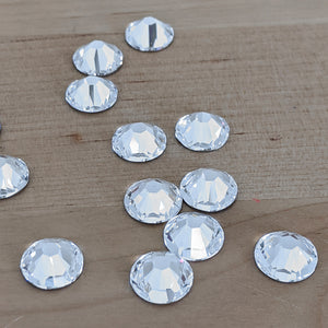 Sparkling white Swarovski crystals  - YoolaDesign