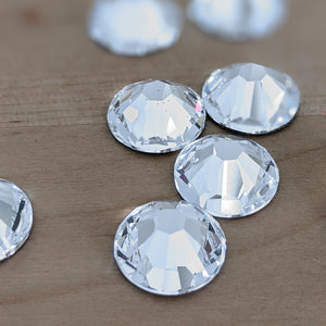 Sparkling white Swarovski crystals  - YoolaDesign