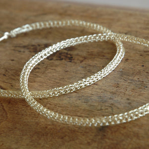 Giant Silver Hoop Earrings , Silver Wire Crochet Jewelry , Fashion Jewelry , Unique Design - Yooladesign