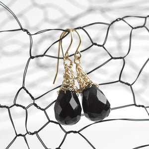 Black Onyx Earrings - Yooladesign