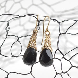 Black Onyx Earrings - Yooladesign