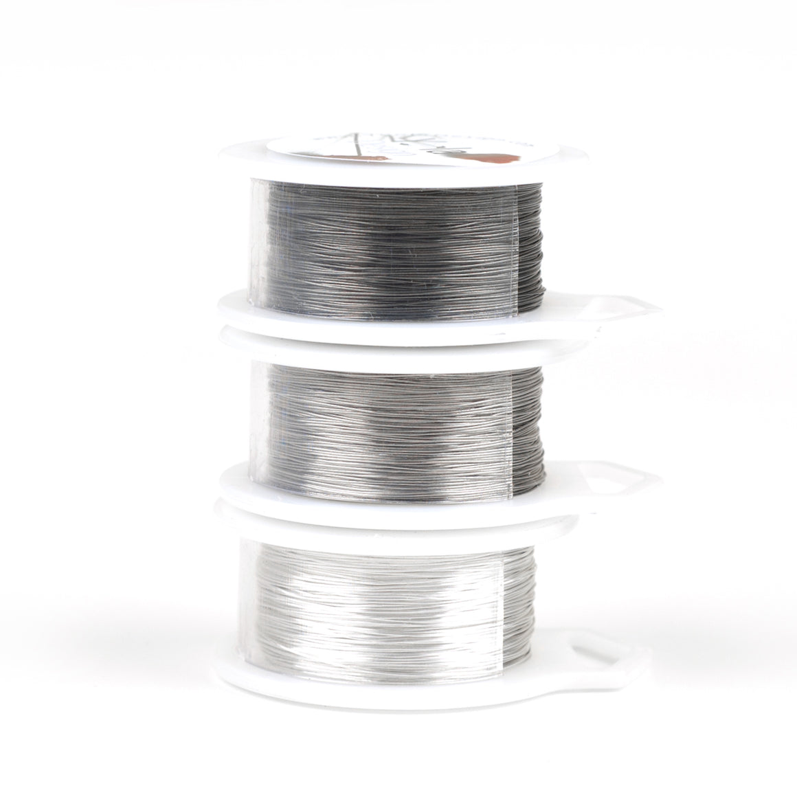 Gray Craft Wires - Silver, Steel gray and Ash gray - 120 feet each - Yooladesign