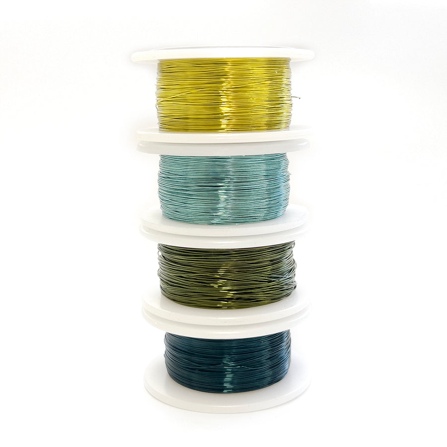 Spring 2017 Craft Wire-  Extra long 4 spools, 120 feet each