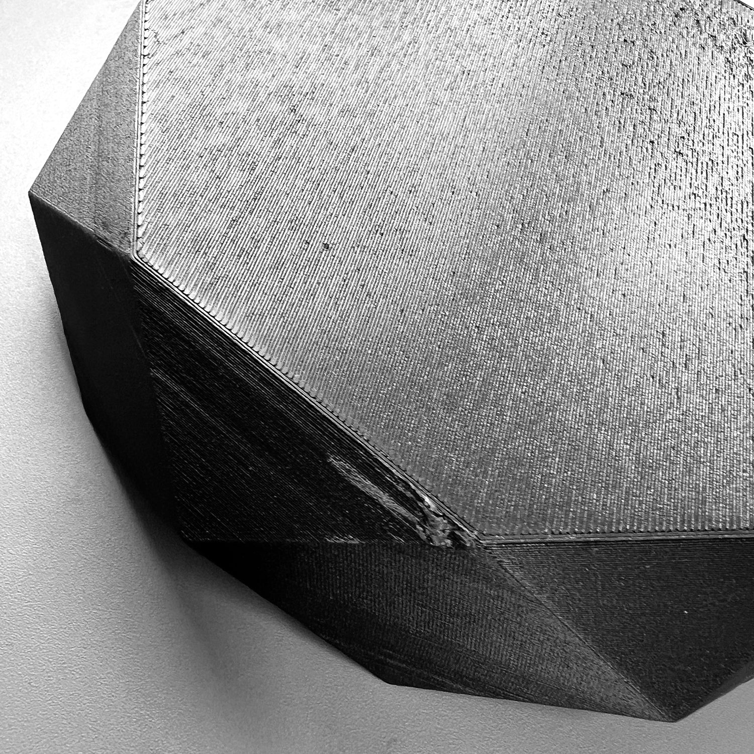 Misprint ON SALE Polygon Large bowl with a lid, DIY KIT