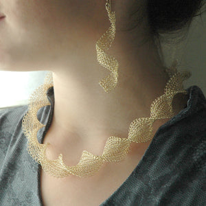 infinity wire crochet necklace pattern - Yooladesign