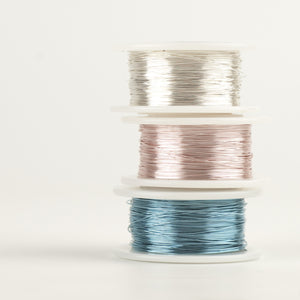 Craft Wire - Pastel colors 3 Extra long spools - 120 feet each - Yooladesign