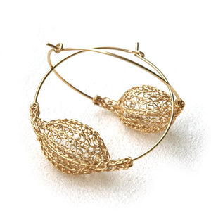 Free - how to make hoop earrings - Yooladesign