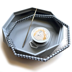Polygon Large bowl with a lid, DIY KIT - yooladesign