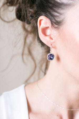 dangle crystal earrings pattern - Yooladesign