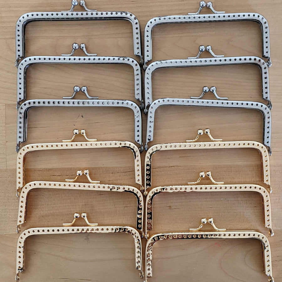 Purse frame with holes - Clearance