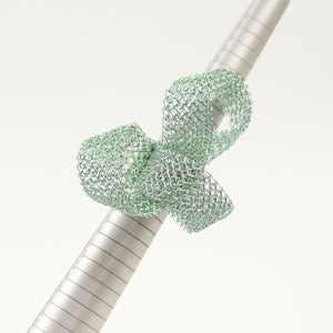 RIBBON statement ring - Wire crochet art jewelry - Yooladesign