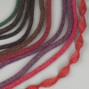 How to wire crochet a long necklaces , video tutorial , supply and tools for making YoolaTube necklace