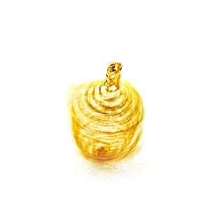 Wire Crochet Spinning Top, Golden Dreidel - Yooladesign