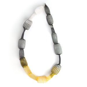 Bold Yellow necklace YoolaDesign