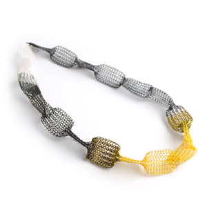 Bold Yellow necklace YoolaDesign