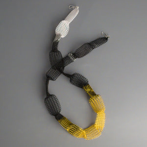 Bold Yellow necklace YoolaDesign