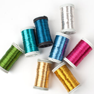 NEW shades coated copper Wires , 65 feet spools, limited stock of each color ! - Yooladesign