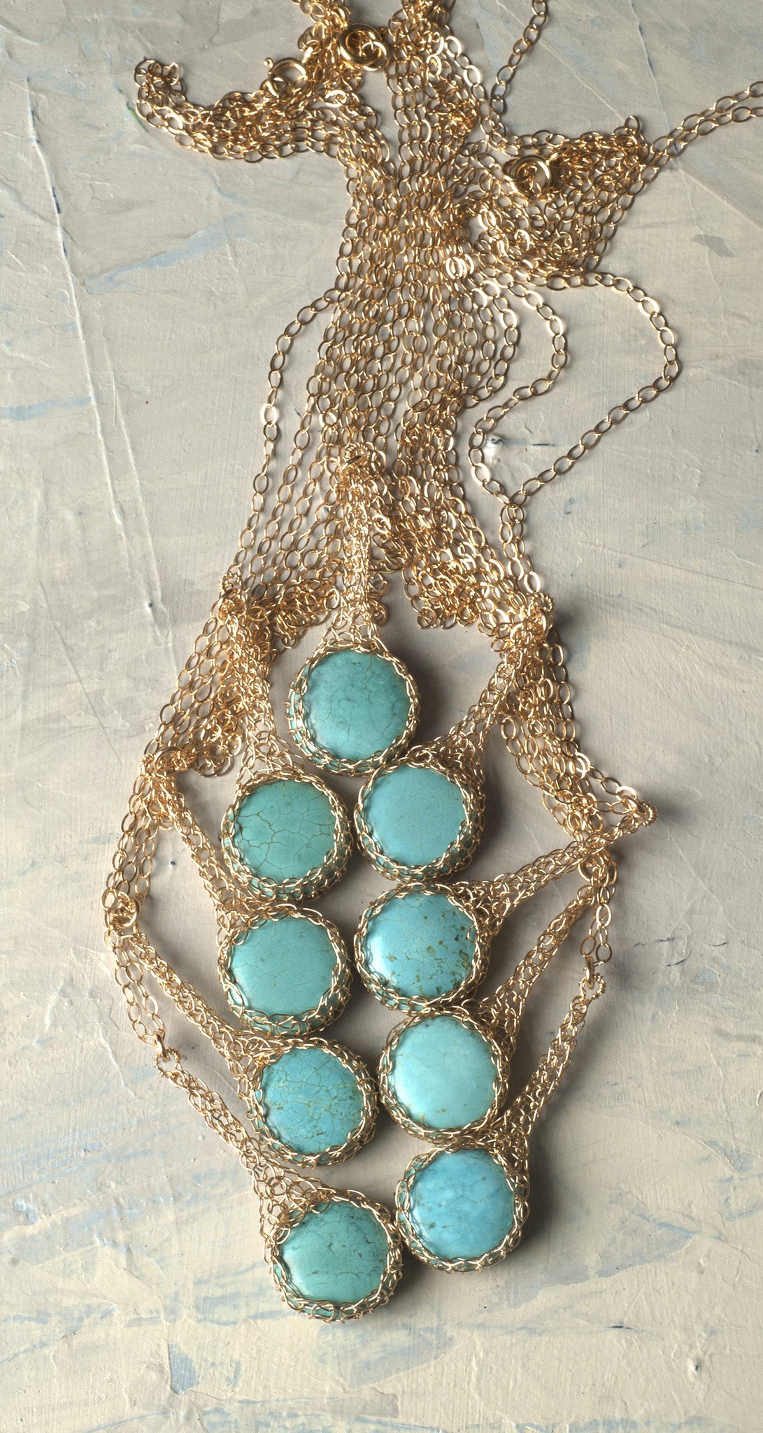 Tiny 2025 turquoise necklace