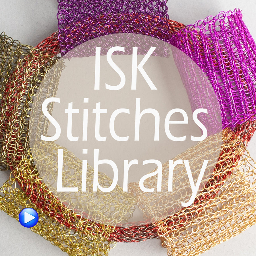 ISK stitch library - 8 wire crochet stitches