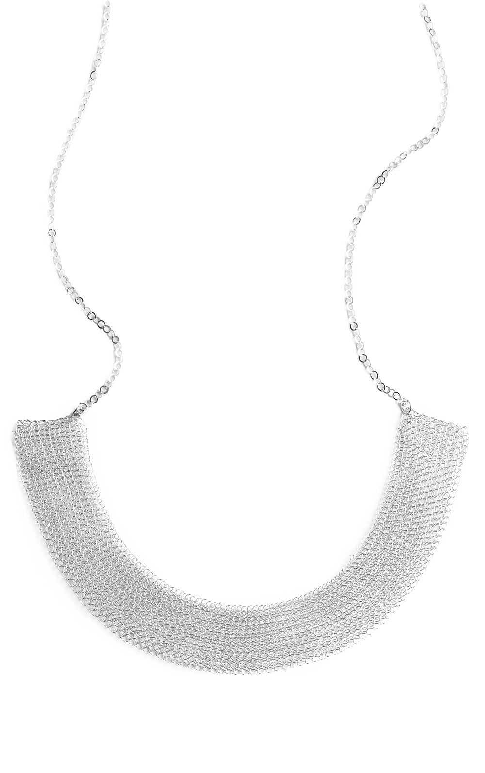 Collar statement necklace in SILVER - Yooladesign