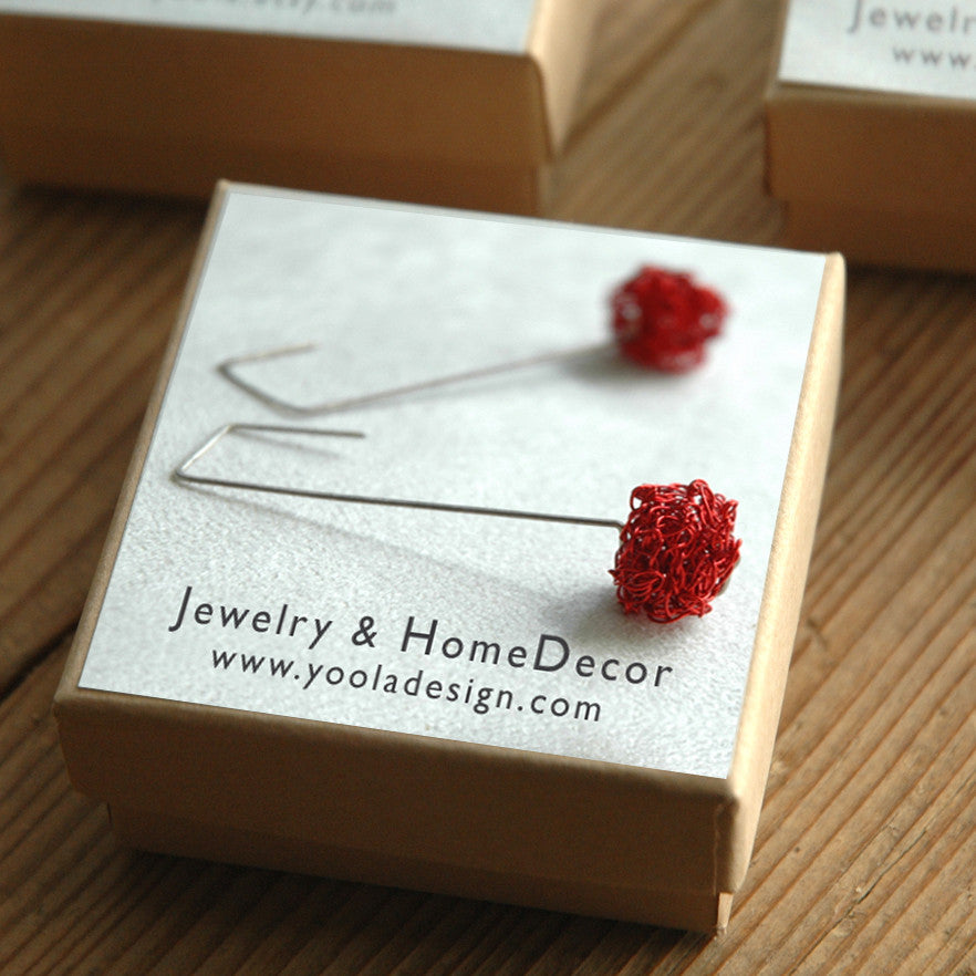 PURE, Small Pearl Stud Earrings , Gold Pearl post earrings - Yooladesign