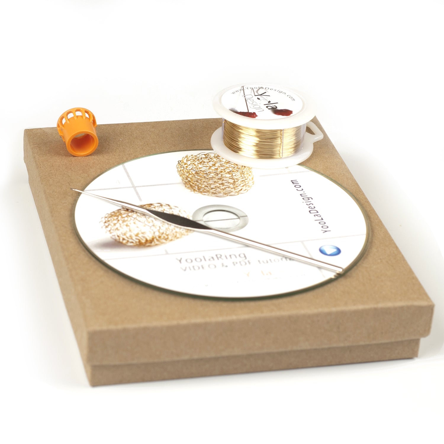 How to wire crochet a band ring - DIY kit - Yooladesign